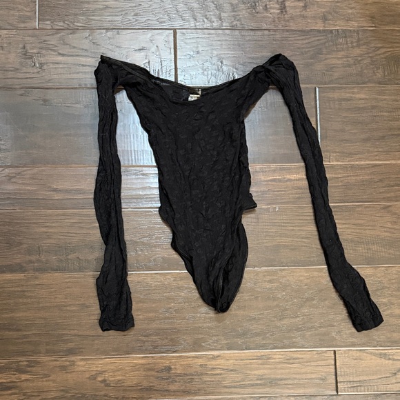 Other - Black Long Sleeve Bodysuit